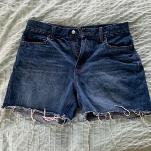 OLD NAVY high rise jean shorts 3in inseam